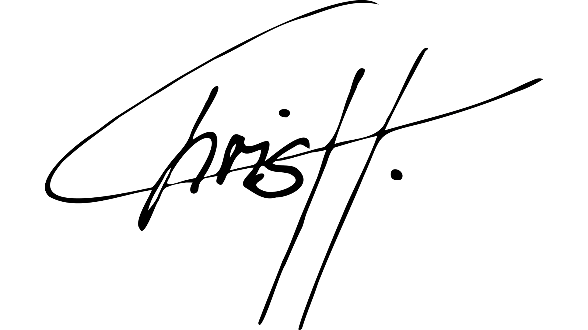 It's Chris signature